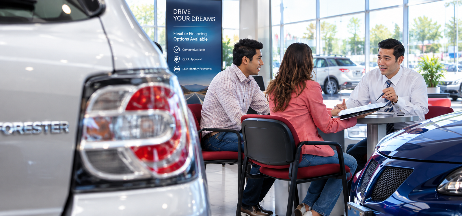 Pre-owned vehicle financing process at Exotic Motor Sports