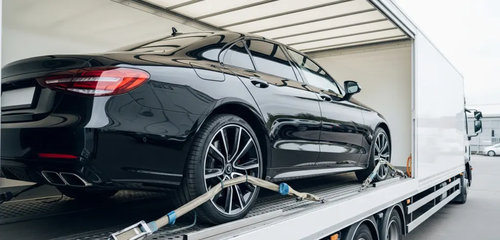 Secure pre-owned car transport logistics